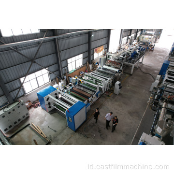Mexico Double Station Cast CPP Film Extrusion Line